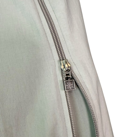 ART Ateliers Rare Toggery Light Gray Size XL Zipper Split Leg Straight Pants - Picture 4 of 8